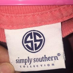 simply southern peachy/pink long sleeve